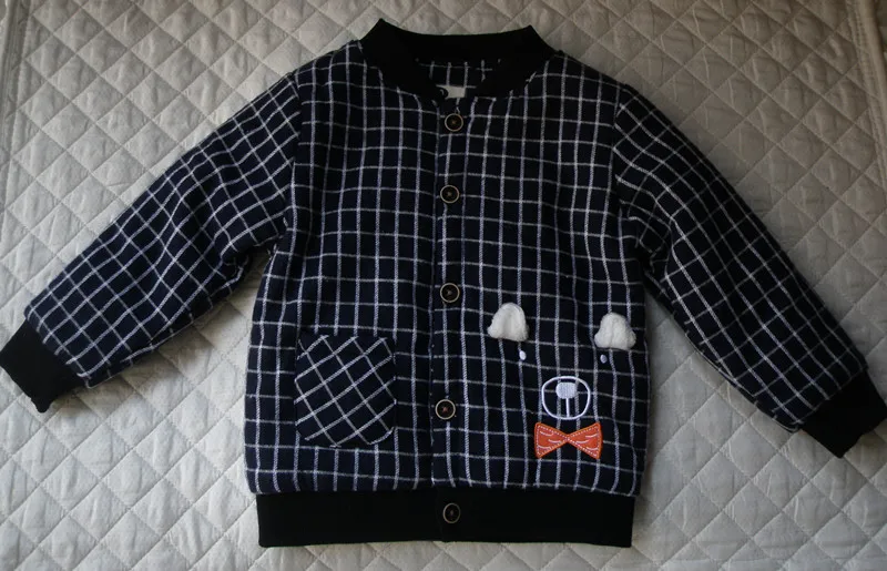 Baby Boys Girls Hooded Vest Plaid Coat Black Pant Sets 9