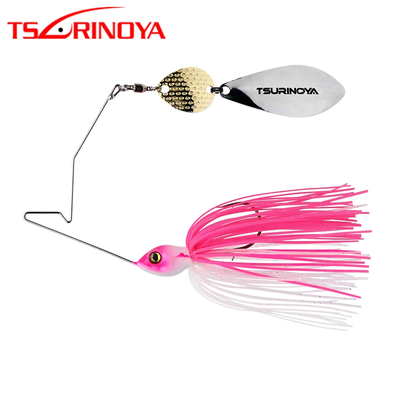 TSURINOYA вертушечная наживка головка Вес 11g Blade Jig Head рыболовные приманки Спиннербейт