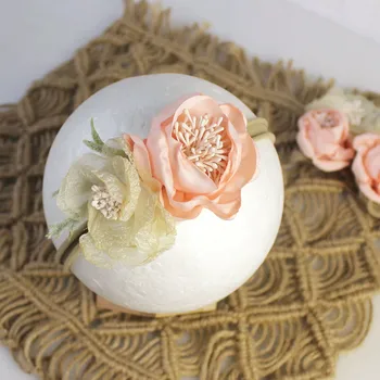 

HOT!Newborn Photography Props Baby Hair Accessories Infant Shooting Headband Baby Girl Photo Props Floral Baby Fotografie