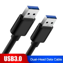 USB-USB кабель для быстрой передачи данных папа-папа USB 3,0 кабель-удлинитель для радиатора жесткий диск USB 3,0 кабель для передачи данных удлинитель