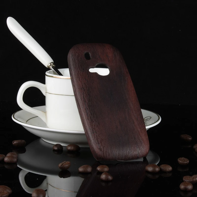 Nokia 3310 Wood grain PU leather +PC case_96