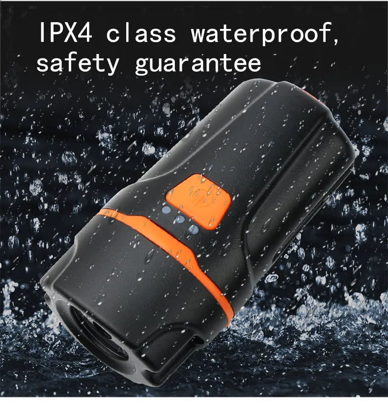 Perfect Bicycle lamp waterproof lamp mountain bike mini USB charging bright lights flashlights night driving equipment 6