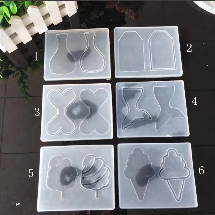 DIY много зыбучие пески заводнения давления глины формы DIY хрустальные капли гель клей УФ смолы силиконовые формы
