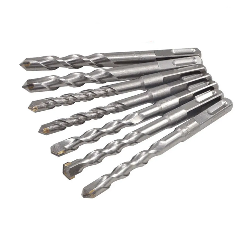 5 piece Masonry SDS plus Rotary Hammer Drill Bit Set, Round Shankin