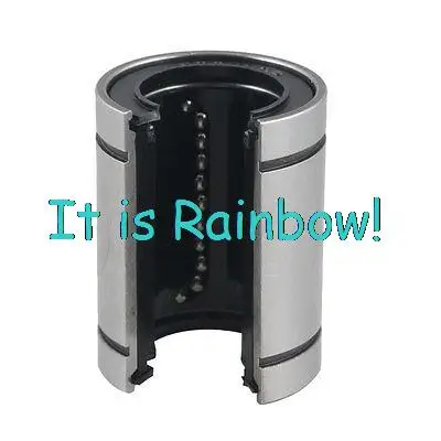 

32mm Outer Diameter Silver Tone Black Linear Motion Ball Bearings