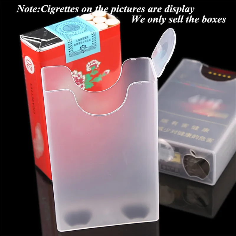 

Plastic Cigarette Case Box For Regular Soft Pack Cigarettes Protection