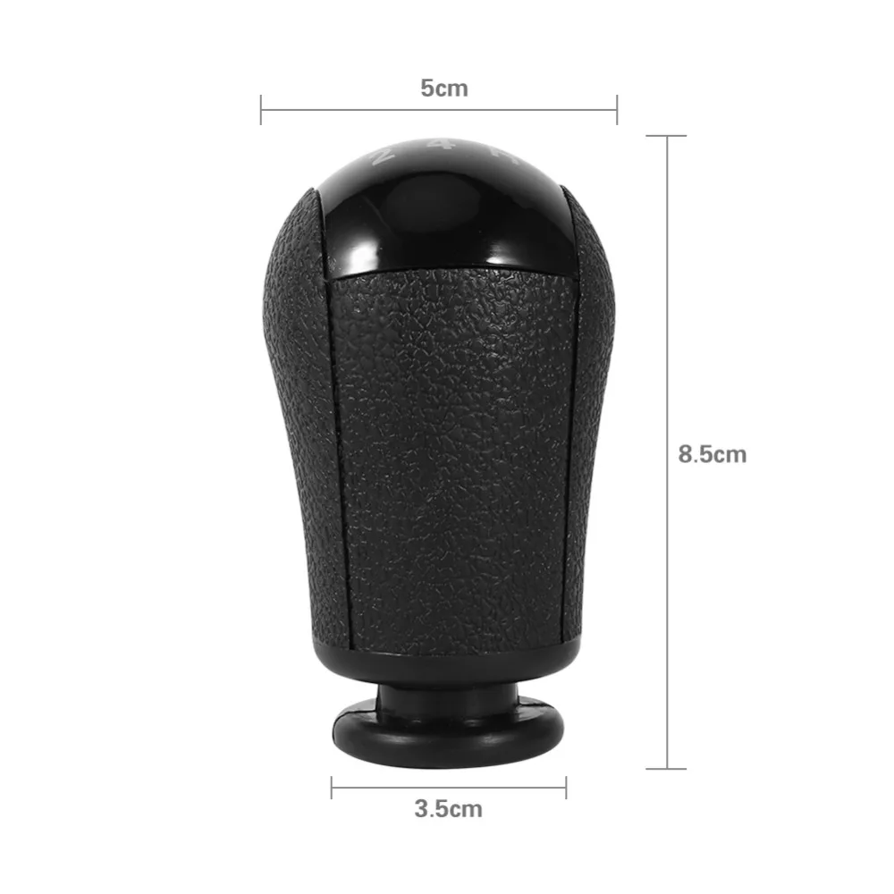 5 Speed MT Gear Stick Shift Knob Car For Ford Focus Mondeo MK3 S-MAX Black / Grey 2 Colors to choose pomo palanca cambio