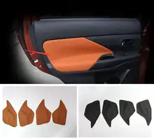 Для Mitsubishi Outlander 2013 2014 2015 2016 стайлинга автомобилей дверь подлокотник панель крышка украшения отделка кожи