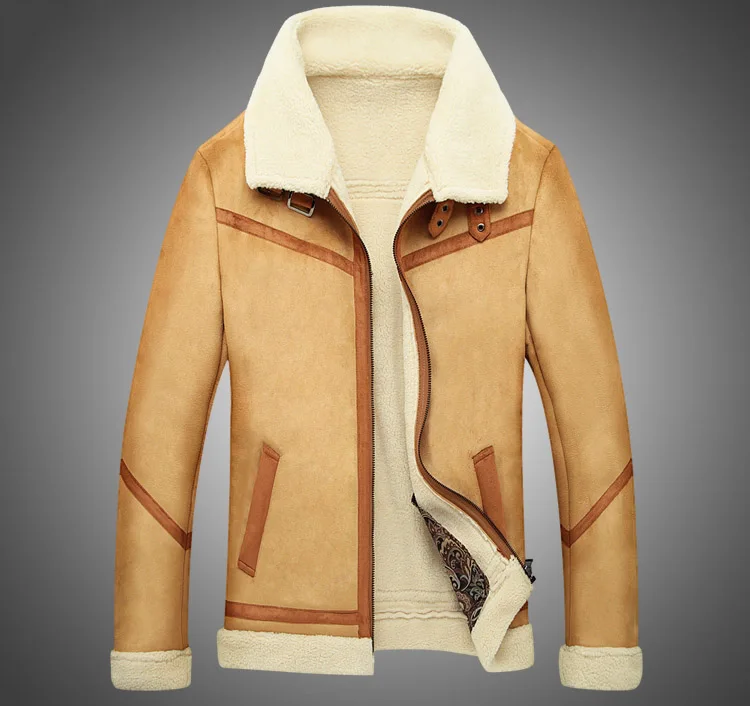suede leather jacket camel 07