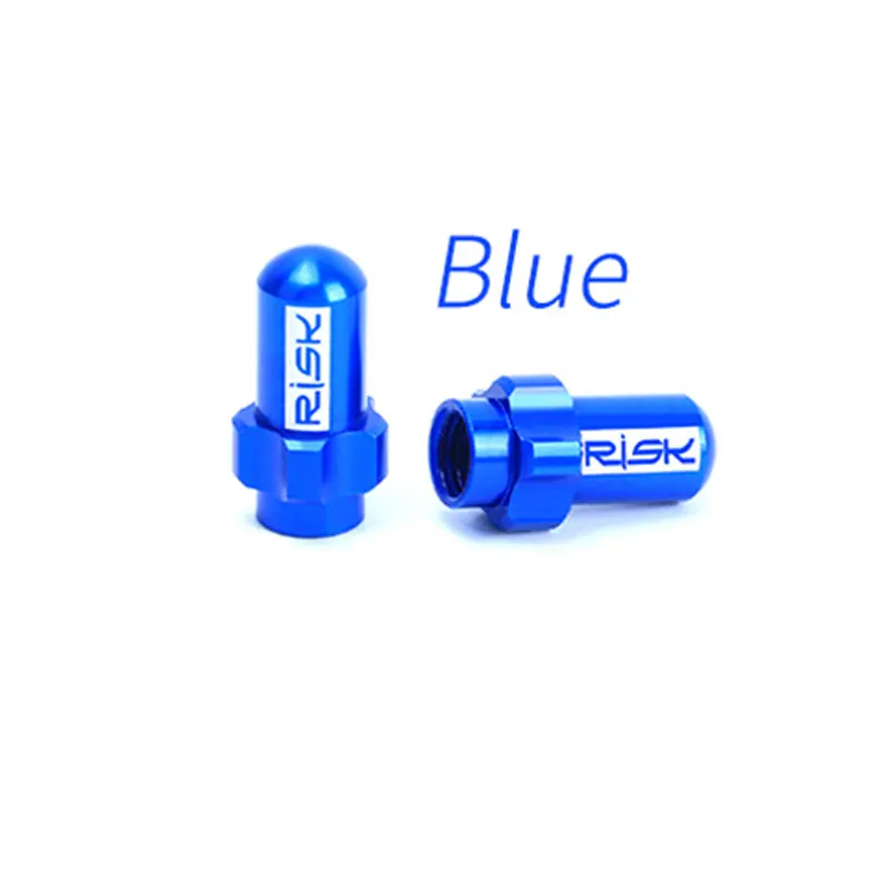 Риск новые продукты дорожный велосипед колпачок на клапан PRESTA s колесо покрытый протектор французская шина пылезащитный велосипедный колпачок на клапан PRESTA - Цвет: Blue