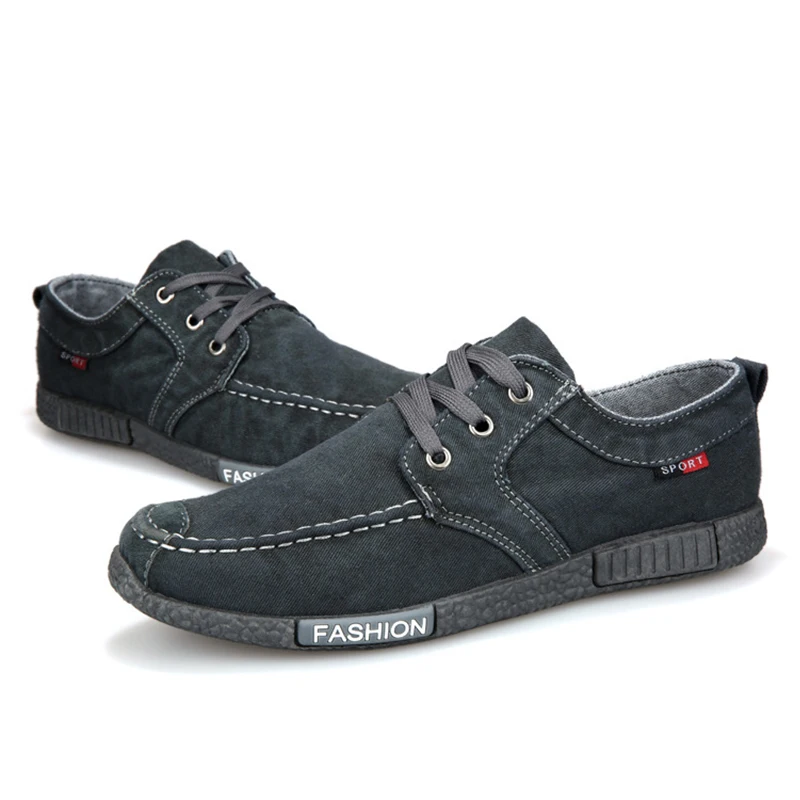 Men's Skateboarding Shoes Rubber Sole Lace up Sports Genuine Leather