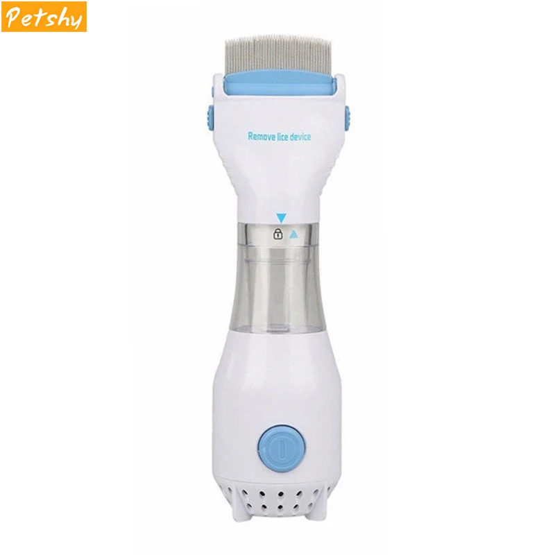 

Pethsy Electric Pet Dog Cat Flea Comb Safe Capture Removal Kill Filter Lice Treatment Pets Animal Hair Cleaner Combs