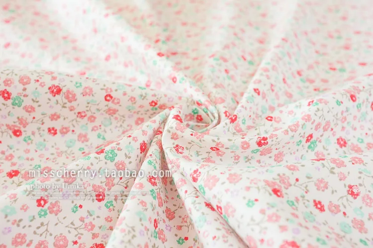 160x50 см кораллово-розовый цвет система основы дрожащая точка Бар Чистый хлопок саржа Одежда Ткань ручная Подкладка