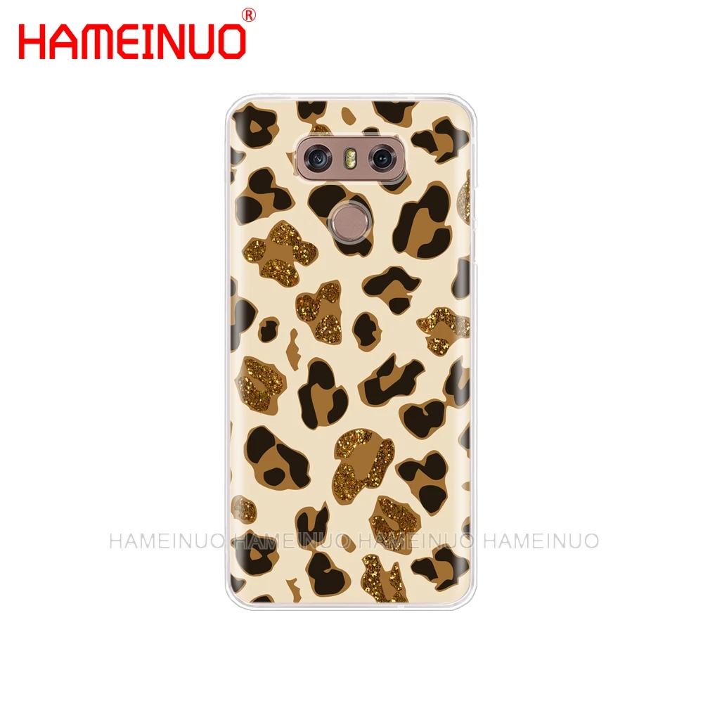 Hameynuo Тигр Леопардовый принт пантера Фото чехол для телефона LG G7 Q6 G6 MINI G5 K10 K4 K8 2017