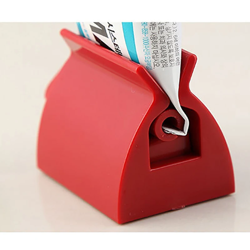 Multifunctional Bathroom Plastic Cream Tube Squeezing Dispenser Rolling Tube Squeezer Tooth