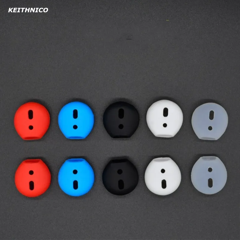 

5Pairs Silicone Ear Tips Earpads Ear bud Anti-slip Replacement for iPhone 7 Plus In-Ear Earplugs Earpods