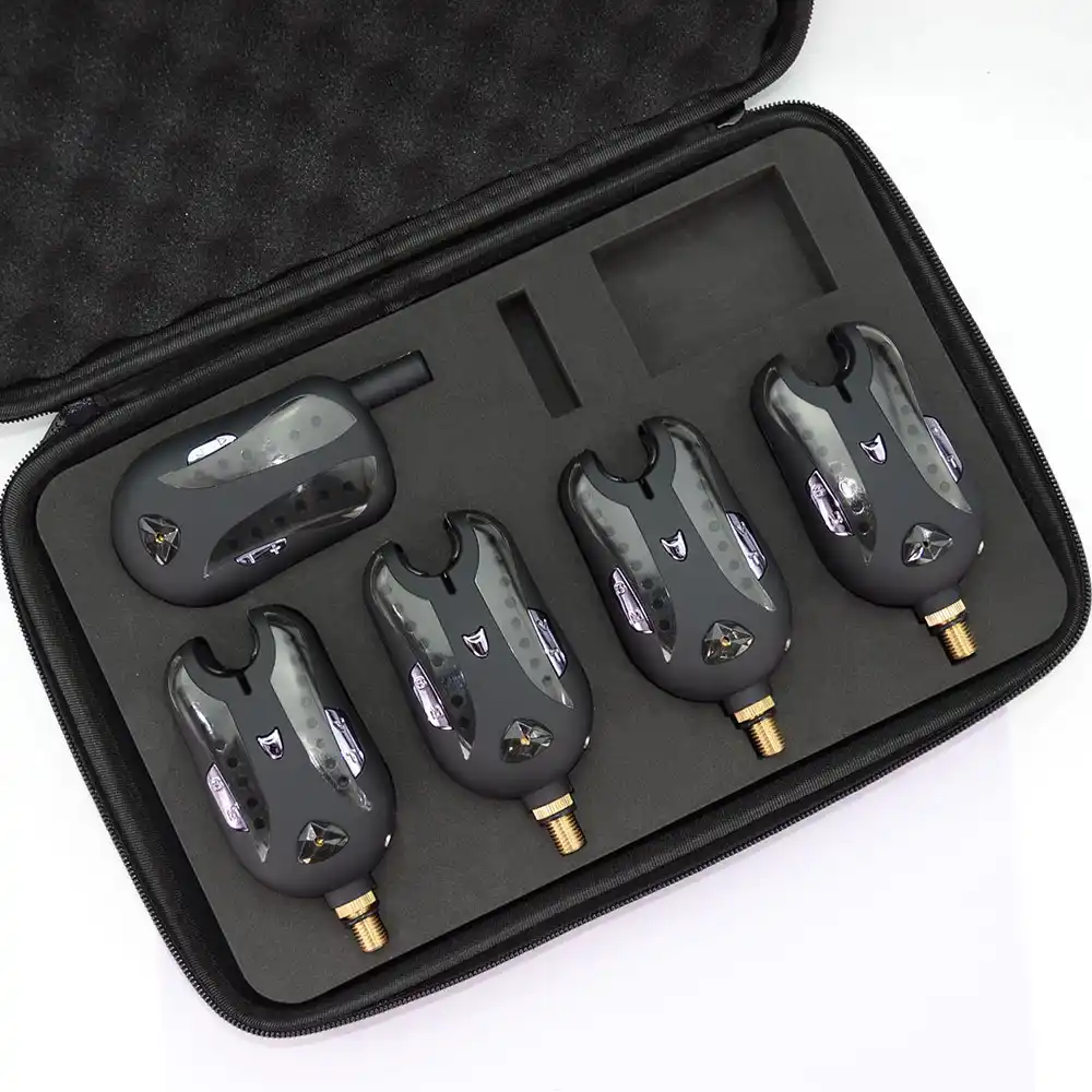 fishing bite alarms with receiver