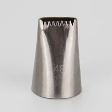 30 шт./лот) FDA высокое качество Нержавеющая сталь Кондитерские Обледенение Насадка# 48D