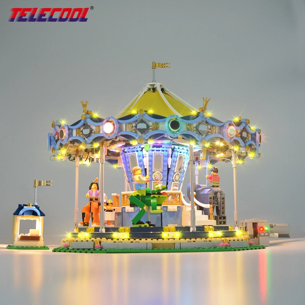 

TELECOOL Led Light Kit For Creator Expert The New Carousel Light Set Compatible With 10257 And 15036 (NOT Include The Model)