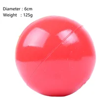2016 Hot Sale Durable Red Solid Natural Rubber Elastic Pet Ball Toys Bite Resistant Dog Chew Training Toys Non-Toxic