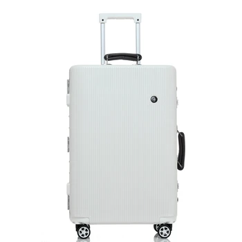 

Aluminum frame male female 20 30inches luggage on universal wheels,high quality ambassador trolley luggage,pc hard case boxes