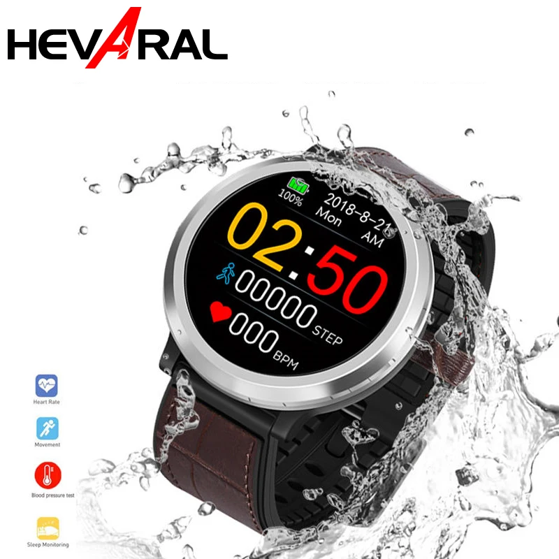 

HEVARAL Smart Watch For men 3D dynamic UIGPS Sport Heart Rate Blood Pressure Monitor Relogio IP67 Waterproof Watch Business Q68