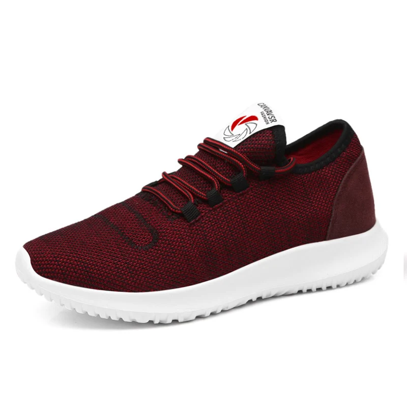 Red Weweya/обувь большого размера 48; мужские кроссовки; Легкие дышащие; Zapatillas; мужская повседневная обувь; обувь для пар; унисекс; Zapatos Hombre - Цвет: Red