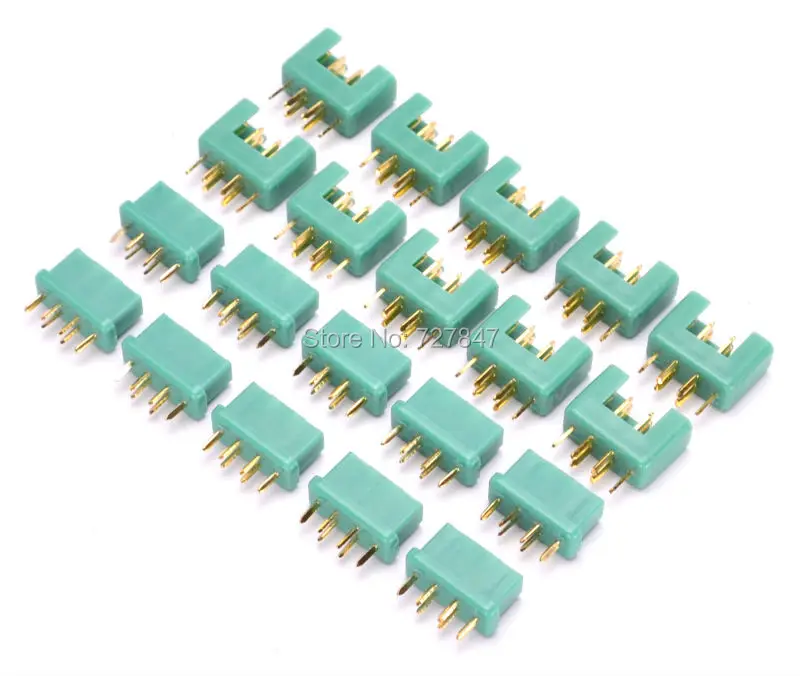 

New MPX Connectors plug 24K Goldplated pin 40Amp RC aeromodelling field Accessories RC Tools Parts