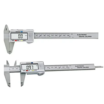 

by dhl 100set practical 6inch LCD 150mm Digital Electronic Carbon Fiber Vernier Caliper Gauge Micrometer Measuring