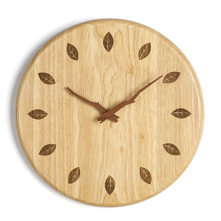 

Watch Wall Clock Modern Design Living Room Creative Kitchen Vintage Wood Modern Muted Clocks Frame Klok Clocks Wall Home Decor