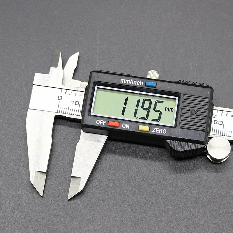 Измерительный инструмент из нержавеющей стали цифровой суппорт диапазон 0-150 мм измерение скорости 3 м/с для 0~ 40 градусов Цельсия Точность 0,01 мм