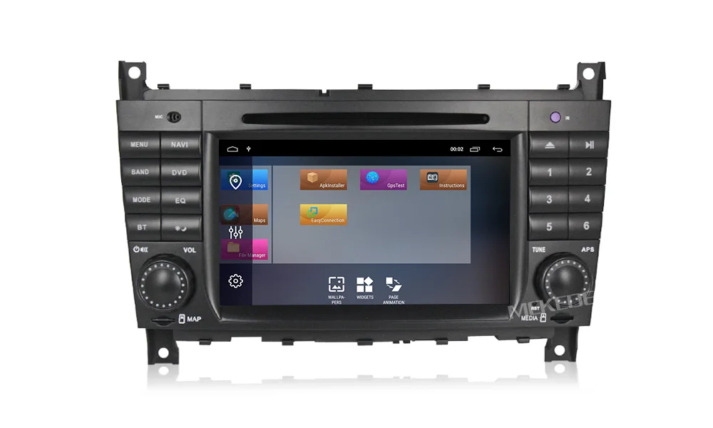 MEKEDE Android 9,1 2+ 32G 2 DIN автомобильный DVD gps для Mercedes/Benz W203 W209 W219 A-Class A160 C-Class C180 C200 CLK200 Радио стерео