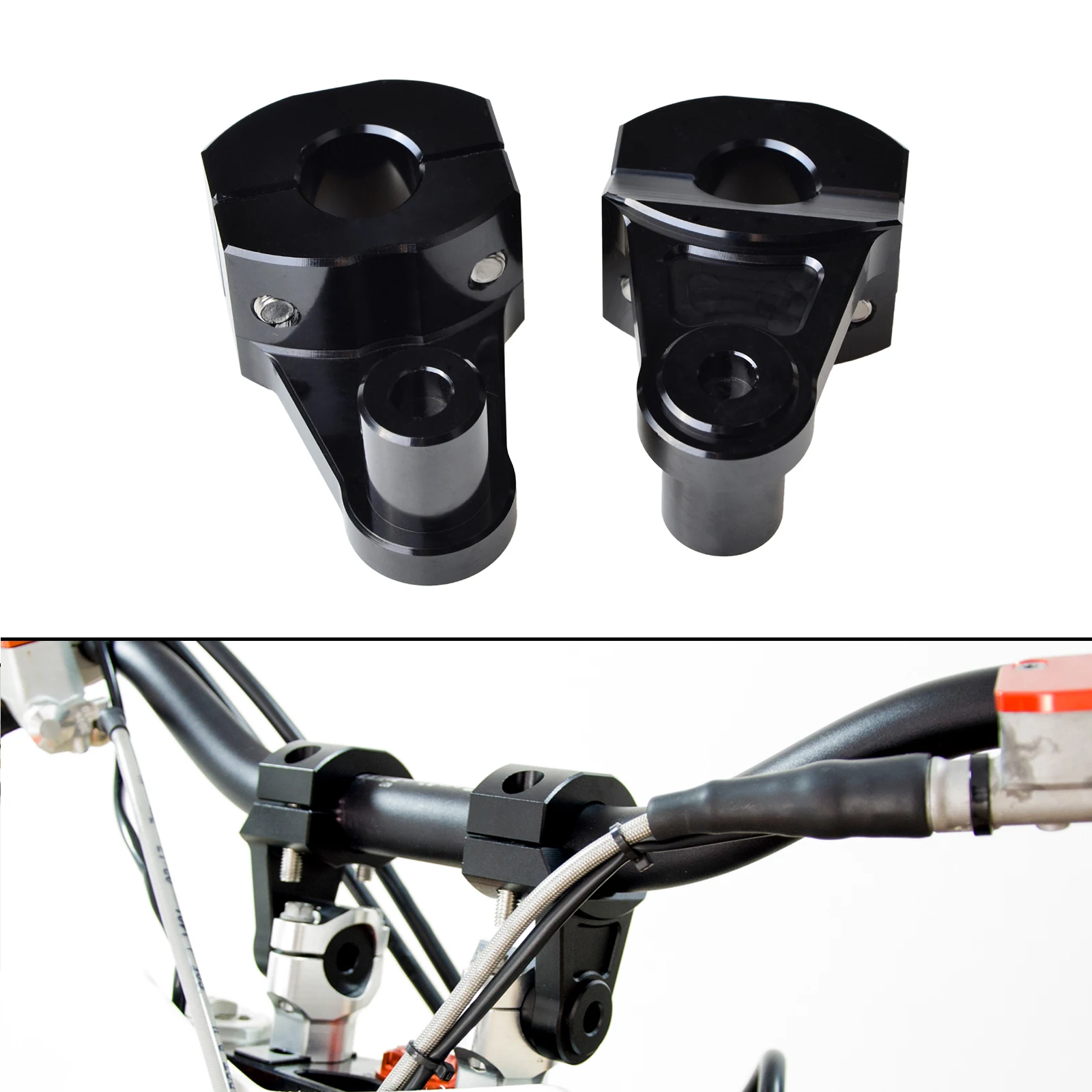 Крепежные зажимы NICECNC для руля KTM 7/8 125 250 350 450 SX EXC SXF EXCF Honda CR CRF Yamaha YZ Suzuki 525 дюйма 22