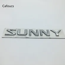 Cafoucs For Nissan SUNNY Emblem Car Rear Trunk styling auto accessories