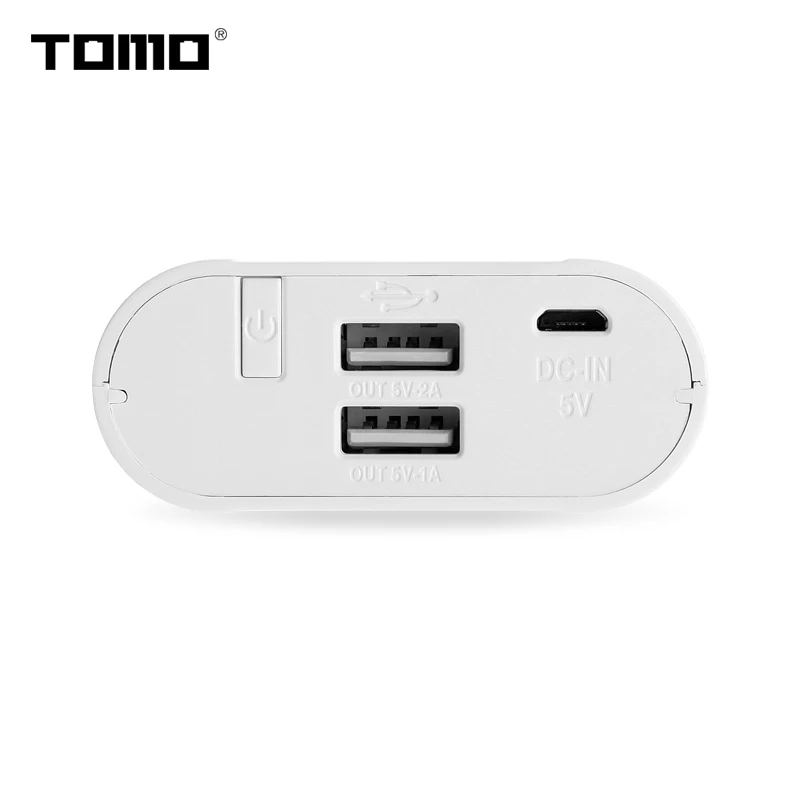 Оригинальное умное зарядное устройство TOMO P3 5 В 2 А чехол для аккумулятора 3x18650