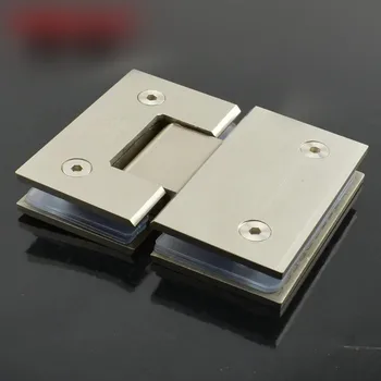 

180 Degree Wall Mount Glass Hinge,frameless shower door hinges KF434