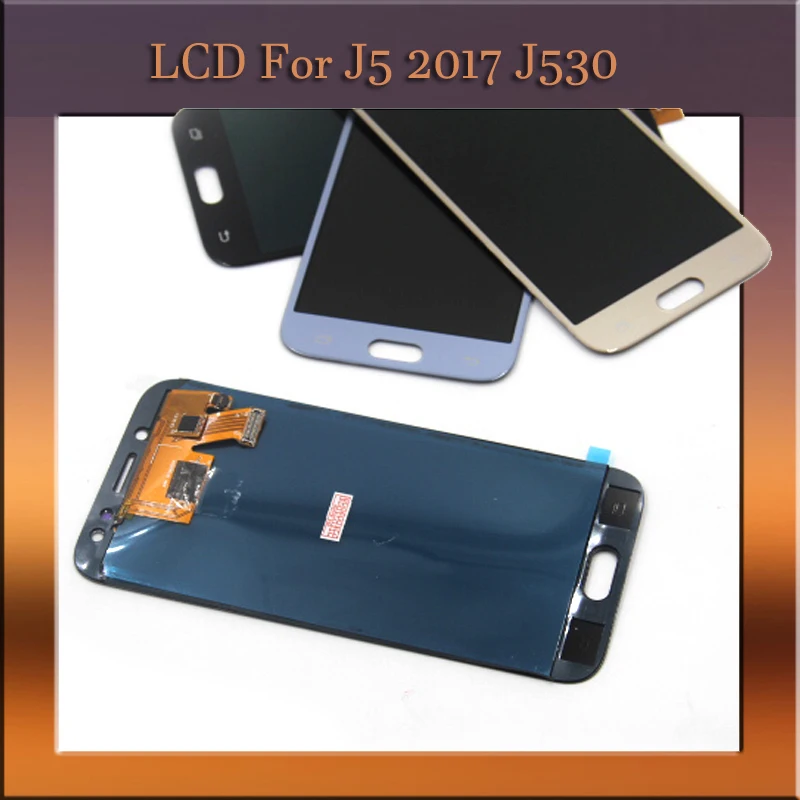 J530 LCD для SAMSUNG GALAXY J5 2017 J530F SM-J530F ЖК-дисплей кодирующий преобразователь сенсорного