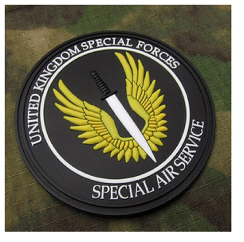 

3D PVC patch chapter mission call black man S.A. cod special aviation service American presidential Badge Seal Corps armband