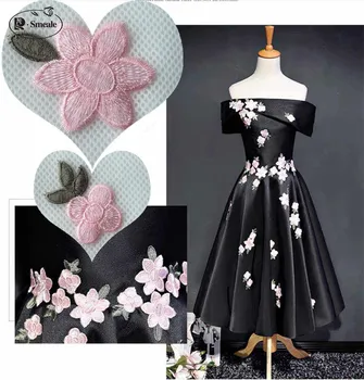 

New fashion The pink flower cloth paste Headdress decals DIY clothing accessories RS1530