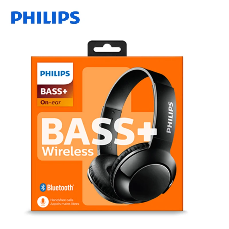 Philips SHB3075 повязка на голову, беспроводная гарнитура с Bluetooth 4,1, регулятор громкости, литий-полимерная для Iphone X, официальная проверка