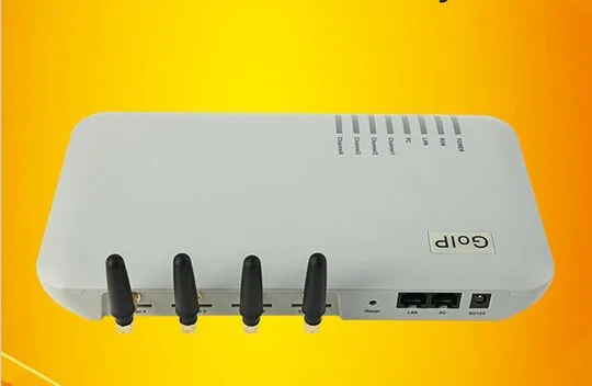  GOIP-4 4-Channel VoIP Gateway GSM network and VoIP Voice promptsHTTP WebAuto Provision support for 