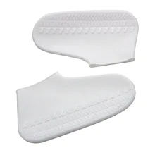 Силиконовые галоши можно использовать повторно, водонепроницаемые, толстые, износостойкие, Нескользящие, резиновые, тянущиеся, для обуви, защитные ботинки