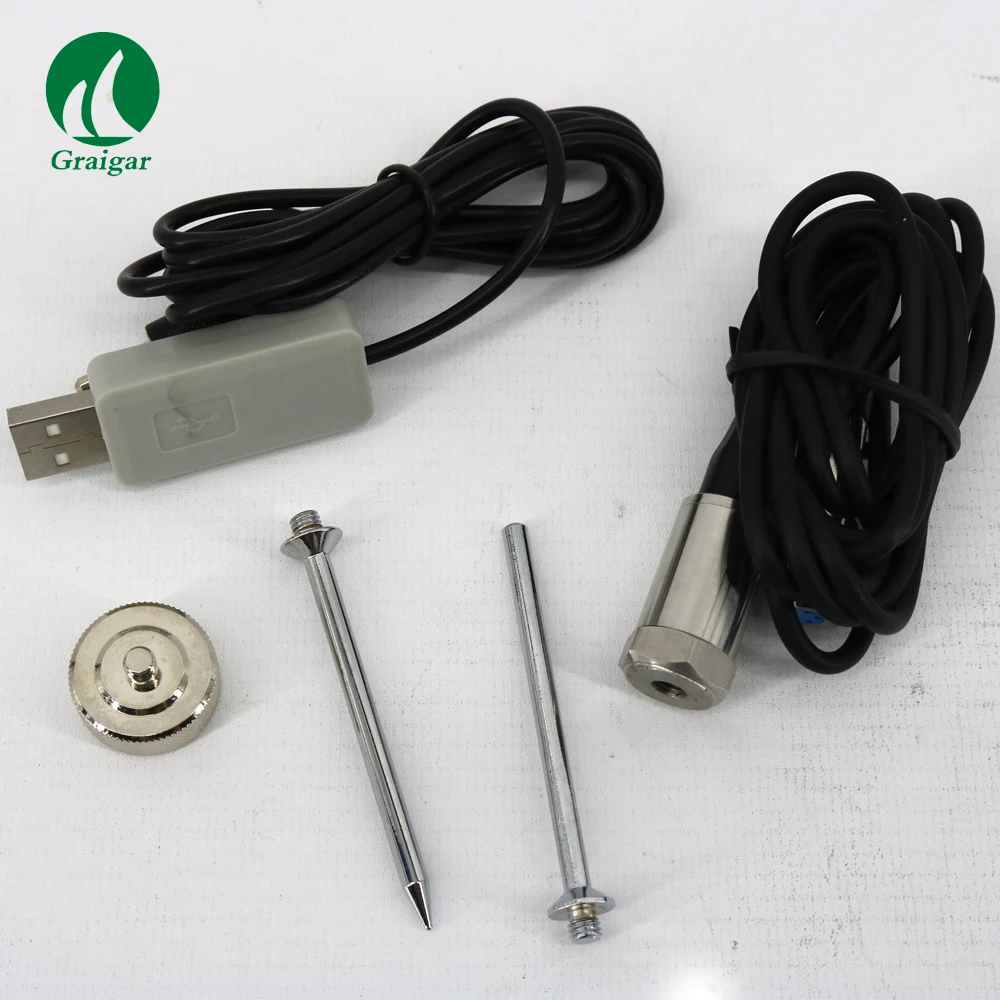 

VM-6360 Portable Digital Vibration Meter Tester NDT Instuments with RS232C & Cable VM6360 Accelerometer