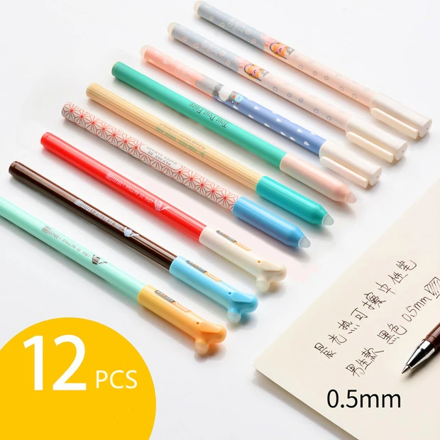 caneta gel apagável cores mágicas recarregáveis caneta cristal escritório escola artigos de papelaria fornecimento