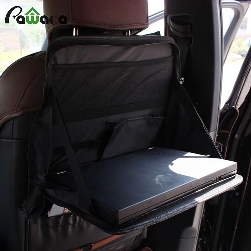 Portable Car Seat Laptop Stand black Foldable Notebook Holder Food