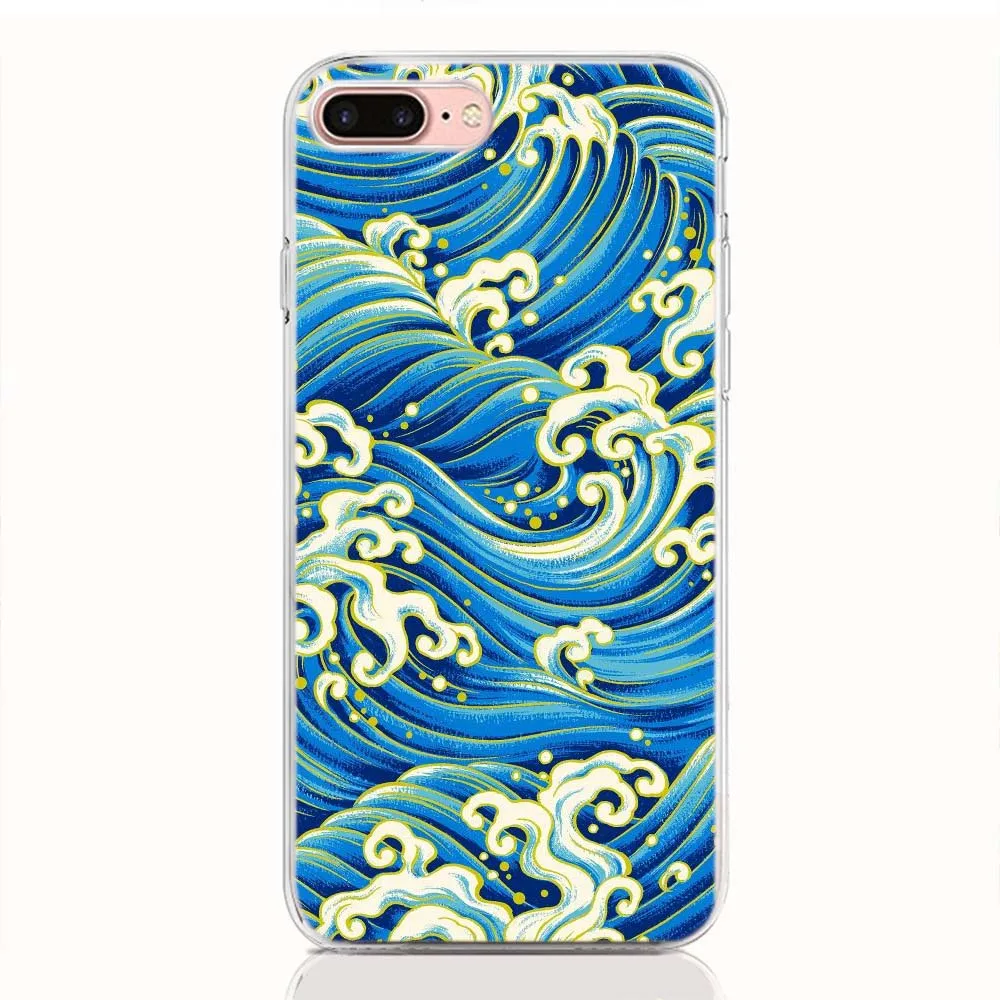 A13  7 Plus Cartoon Wave Art Japanese