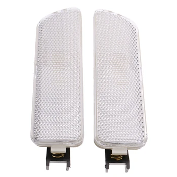 

Pair White Front Bumper Side Marker Lights Turn Signal Lamp Indicators For VW For for Golf for Jetta MK4 1999 2000-2005 Blinker
