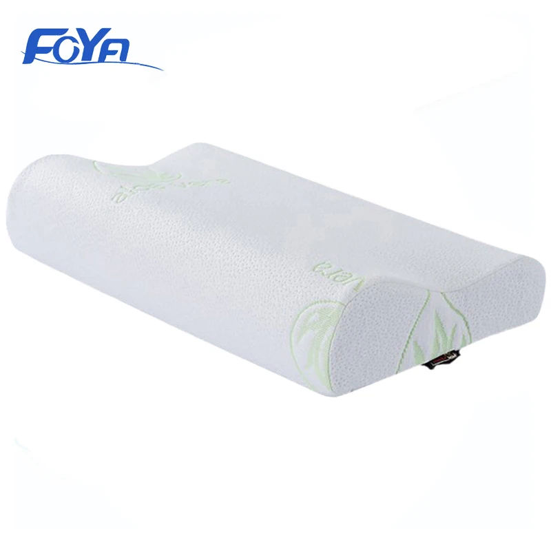 

FOYA Improve Sleep Memory Foam Pillow Comfortable Breathable Wave High And Low Two Areas Free To Change