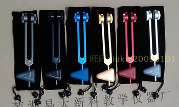 

128Hz Frequency Aluminum Alloy Medical Neurological Tuning Fork with Reflex Hammer Head