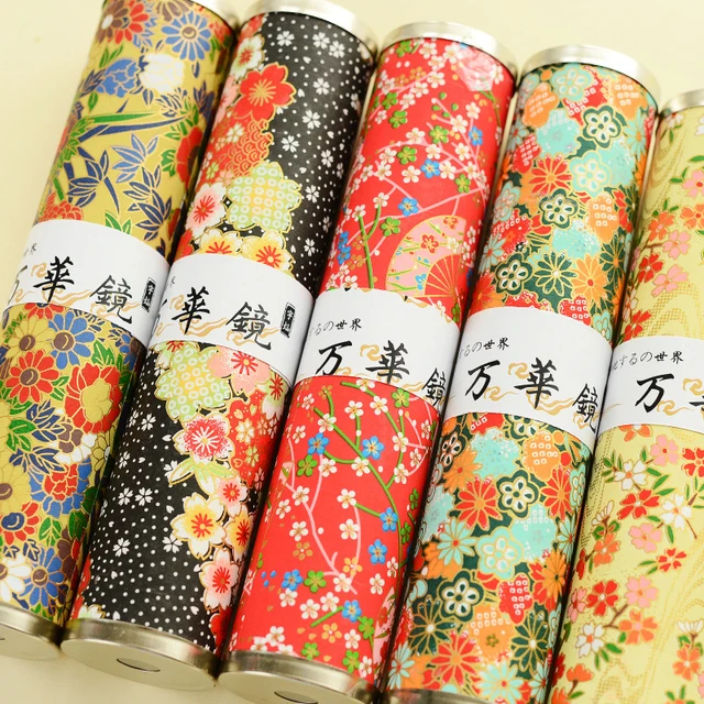 New creative stationery Japanese imports of paper cherry blossom kaleidoscope the best Christmas gifts for children 2